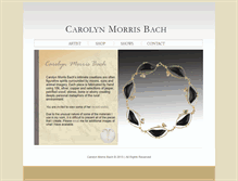 Tablet Screenshot of carolynmorrisbach.com